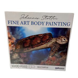 Johannes Stotter Sea Turtle Fine Art Body Painting 1000 Pieces‎ Jigsaw Puzzle